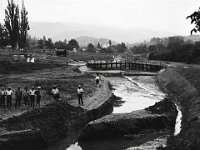 Ksaverska cesta, čišćenje brane potoka Medveščaka, 1930. godine (Foto Vladimir Horvat)